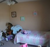 It Started As A Little Girl’s Very Normal Bedroom. Wait Til You See What Her Dad Did… Holy Cow!