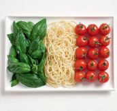 18 National Flags Made From Food