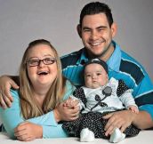 Gabriela has down syndrome and Fabio struggles with a slight mental delay. Their daughter Valentina, was born with no mental disability. Everyone deserves happiness. This family is beautiful.