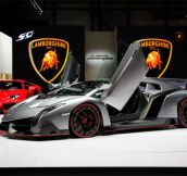 Lamborghini Veneno (valued at USD $5.1 millon)