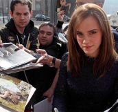 Emma Watson Looking At The Camera