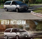 Before and after Instagram…