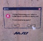 The best stencil art in Afghanistan…
