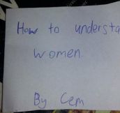 A 12 Year-Old Boy Wrote The Perfect Advice To Understand Women. This Is Priceless.
