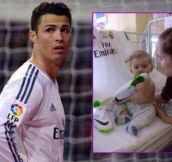 This Is What Makes An Athlete A Role Model. Soccer Superstar Ronaldo Saves A Child’s Life