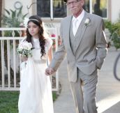 Cancer-Stricken Dad Walks 11-Year-Old Down The ‘Aisle’ Because He Won’t Be There For The Real Thing
