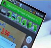 A Cellphone thinner than paper and stronger than metal