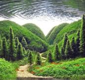 Your Eyes Are Deceiving You In The Most Incredible Way. Look Closer… This Isn’t A Normal Forest.
