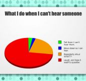 Whenever I Can’t Hear Someone