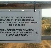 Geotaging and Poaching