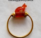 Awesome Egyptian Cat Ring