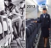 Stewardess 1968 Vs. 2013