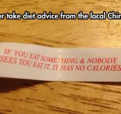 Doubtful Diet Advice