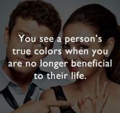 A Person’s True Colors