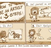 Be An Artist In 3 Easy Steps