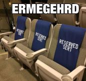 The Seats Are Taken