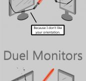 Dual Monitors On Duel