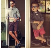 A Mother Dresses Up and Poses Her 4 Year Old Son Like a Male Fashion Model (7 Pics)