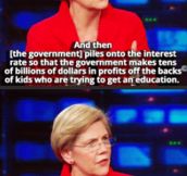 Elizabeth Warren On The Daily Show