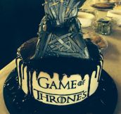 An Iron Throne Cake