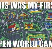 The First Open World Game