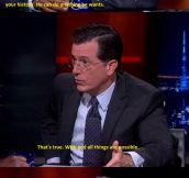 Colbert And God