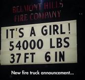 Fire Truck Announcement