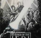 Concept Poster For Revenge Of The Jedi