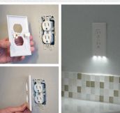 Outlet Cover With Nightlight