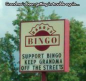 Support Bingo, Do It For Grandma