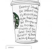 Daenerys Goes To Starbucks