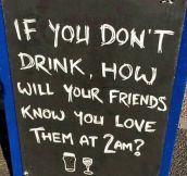 If You Don’t Drink