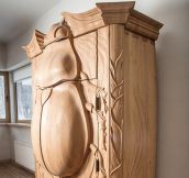 Beetle Cabinet That Turns Into An Owl When You Open It