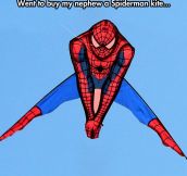 Awkward Spiderman Kite