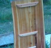 Tree Stump Shelf