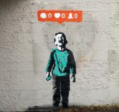 Banksy On Social Network Madness