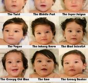 The Many Hair Styles Of A Baby Boy