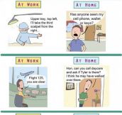 Differences Between Work And Home