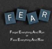 The Meaning Of Fear Is Not The Same For Everyone