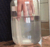 Guy Sticks His Hand In A Jar, Then Everything Is Frozen
