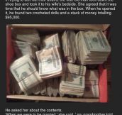 Husband Finds Wife’s Secret Money