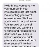 Text From A Nice Police Man