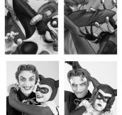 Awesome Joker And Harley Reenactment