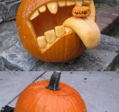 Advanced pumpkin carving…