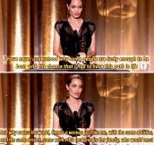 And That’s One Of The Reasons She’s My Favorite Actress
