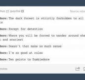Awkward Dumbledore’s Logic