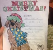 Christmas Card From Random Kid To Soldier
