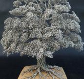 Tree Made From Aluminum Wire