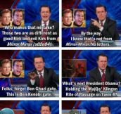Stephen Colbert On Ben Kenobigate