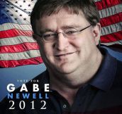 Gabe Newell Presidential Propaganda